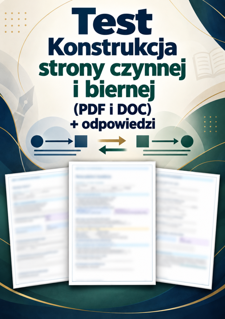test-konstrukcja-strony-czynnej-i-biernej-pdf-i-doc-odpowiedzi