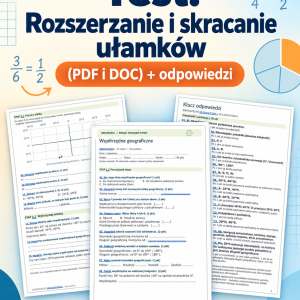 test-rozszerzanie-i-skracanie-ulamkow-pdf-i-doc-odpowiedzi