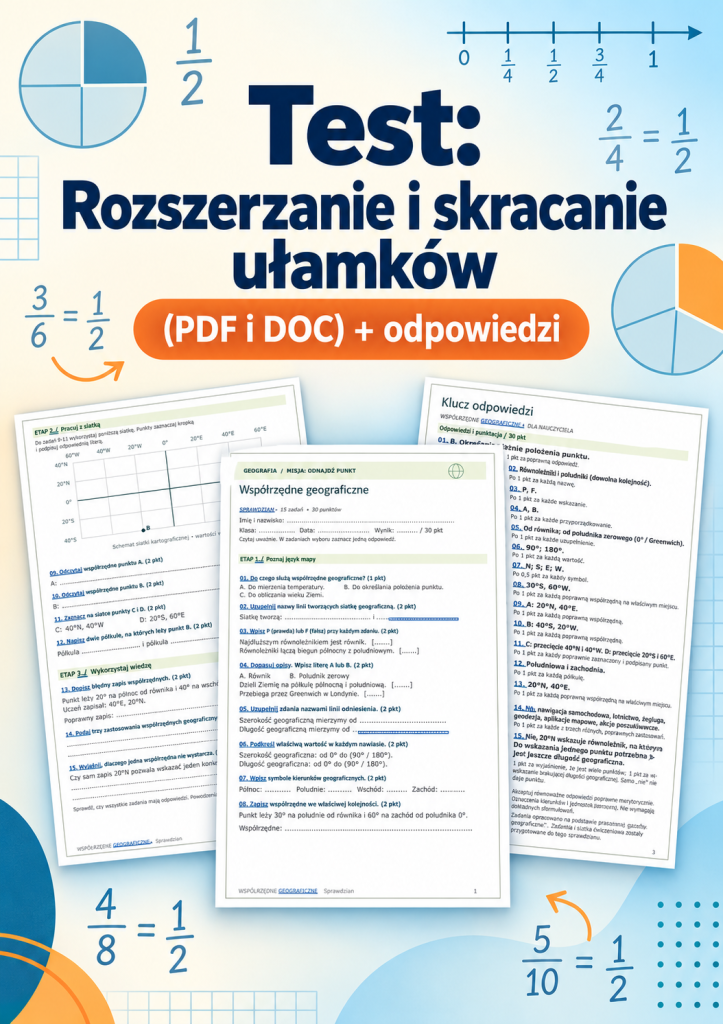 test-rozszerzanie-i-skracanie-ulamkow-pdf-i-doc-odpowiedzi