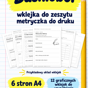 Baśniobór – wklejka do zeszytu – metryczka do druku