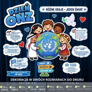 Dekoracja na Dzień Organizacji Narodów Zjednoczonych – 2 rozmiary (różne kraje) (2)