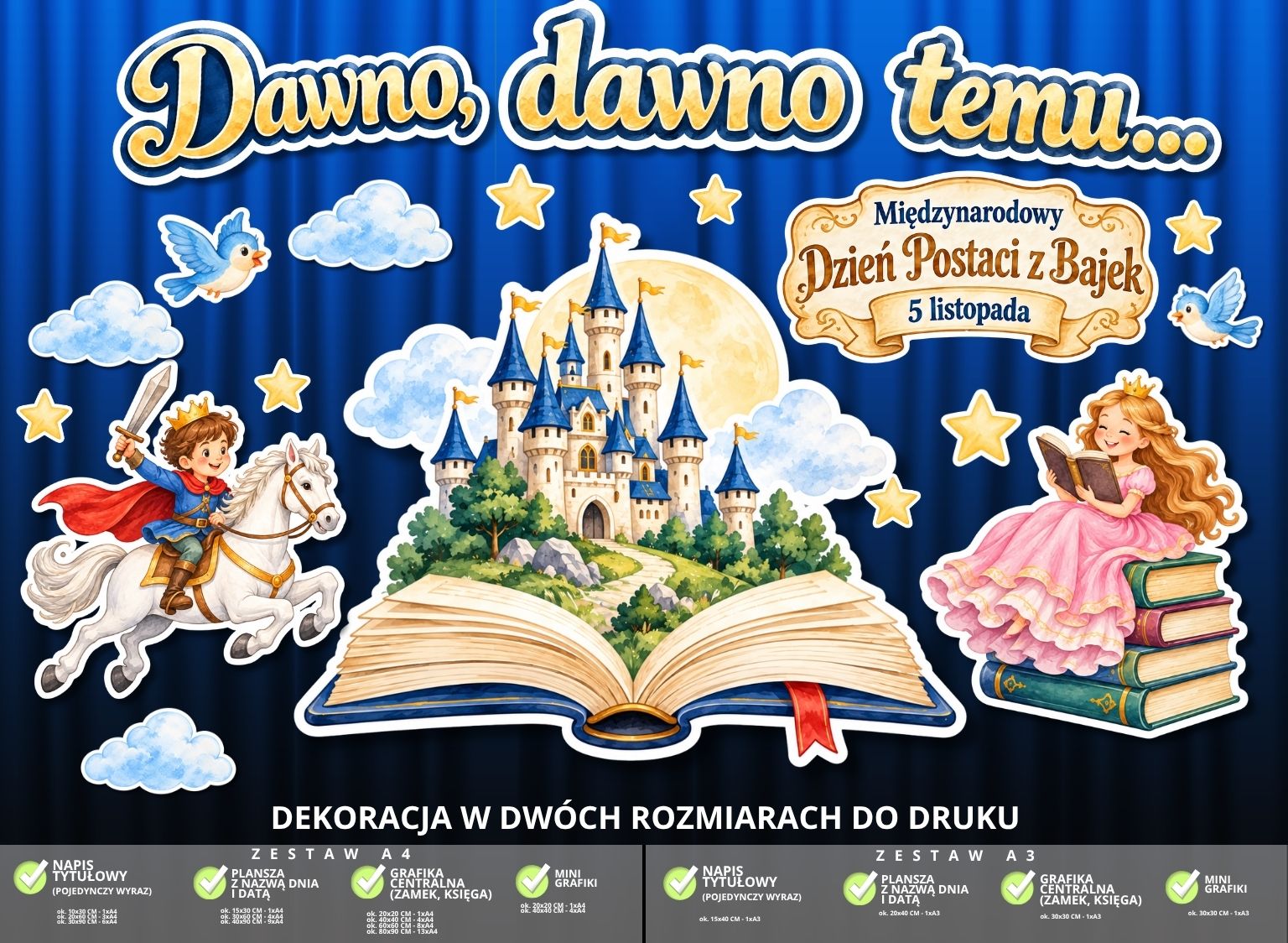 Dekoracja na Międzynarodowy Dzień Postaci z Bajek (zamek) (4)