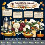 Dekoracja na Wszystkich Świętych – 2 rozmiary – do druku (listopadowa zaduma) (3)