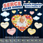Dzień Papieża Jana Pawła II – dekoracja w 2 rozmiarach (serce) (4)
