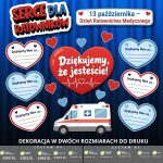 Dzień Ratownictwa Medycznego – dekoracja w 2 rozmiarach (serca) (1)