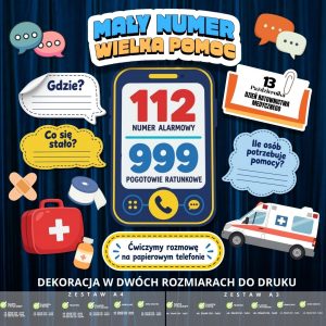 Dzień Ratownictwa Medycznego – dekoracja w 2 rozmiarach (telefon) (4)