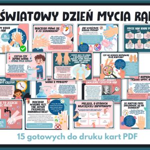Światowy Dzień Mycia Rąk – gazetka szkolna – prezentacja PDF