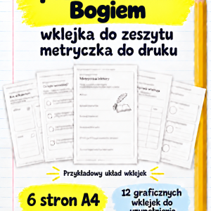 Zdążyć przed Panem Bogiem - wklejka do zeszytu - metryczka do druku