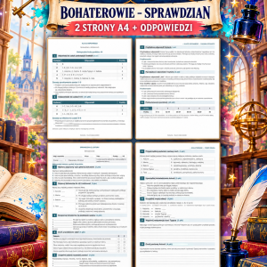 akademia-pana-kleksa-bohaterowie-sprawdzian-2-strony-a4-odpowiedzi