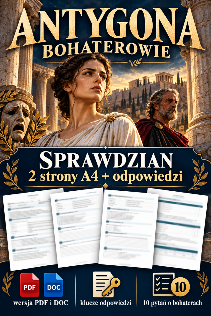antygona-bohaterowie-sprawdzian-2-strony-a4-odpowiedzi