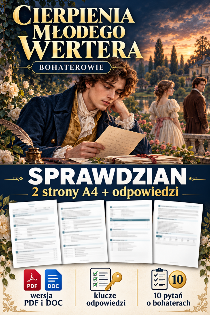 cierpienia-mlodego-wertera-bohaterowie-sprawdzian-2-strony-a4-odpowiedzi
