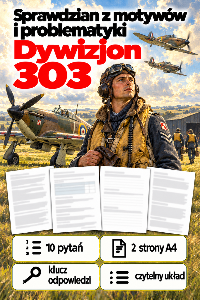 dywizjon-303-sprawdzian-motywy-i-problematyka-10-zadan