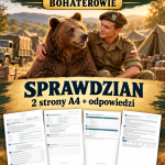 dziadek-i-niedzwiadek-bohaterowie-sprawdzian-2-strony-a4-odpowiedzi