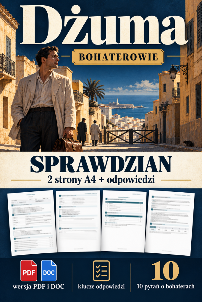 dzuma-bohaterowie-sprawdzian-2-strony-a4-odpowiedzi