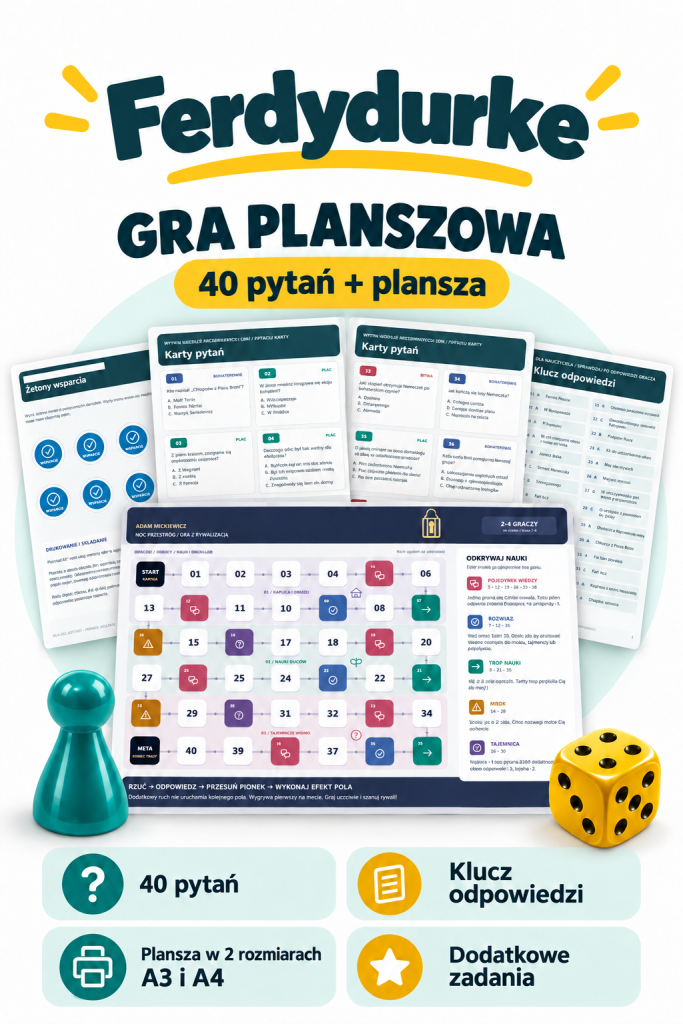 ferdydurke-gra-planszowa-40-pytan-plansza-grywalizacja
