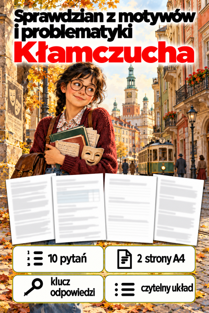 klamczucha-sprawdzian-motywy-i-problematyka-10-zadan