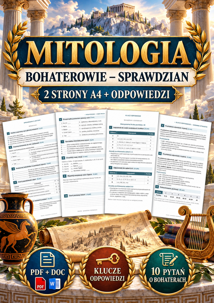 mitologia-bohaterowie-sprawdzian-2-strony-a4-odpowiedzi