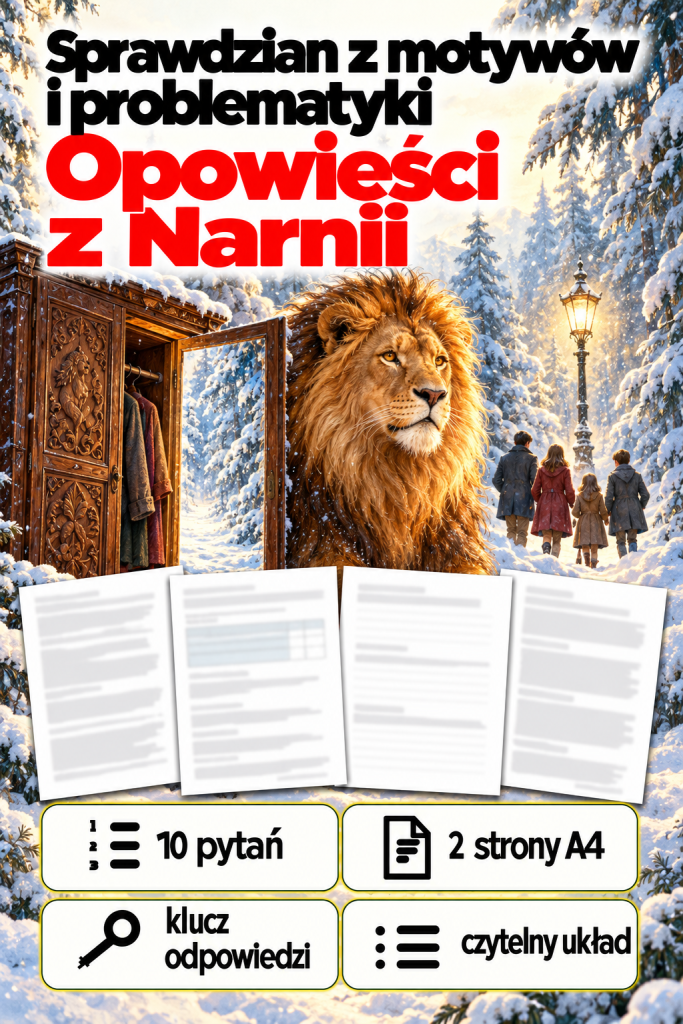 opowiesci-z-narnii-sprawdzian-motywy-i-problematyka-10-zadan