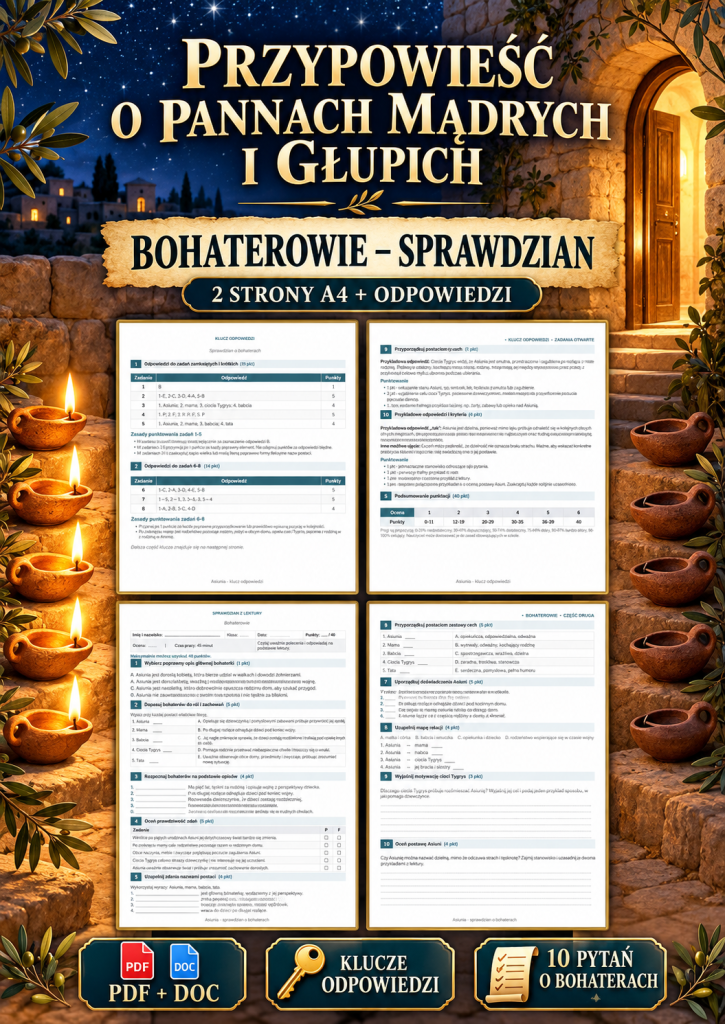 przypowiesc-o-pannach-madrych-i-glupich-bohaterowie-sprawdzian-2-strony-a4-odpowiedzi
