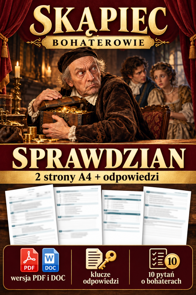 skapiec-bohaterowie-sprawdzian-2-strony-a4-odpowiedzi