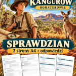 tomek-w-krainie-kangurow-bohaterowie-sprawdzian-2-strony-a4-odpowiedzi