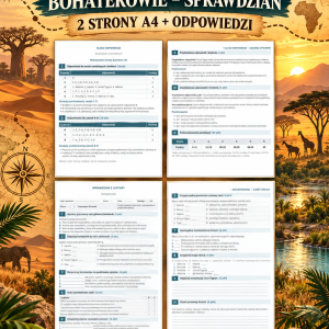 w-pustyni-i-puszczy-bohaterowie-sprawdzian-2-strony-a4-odpowiedzi